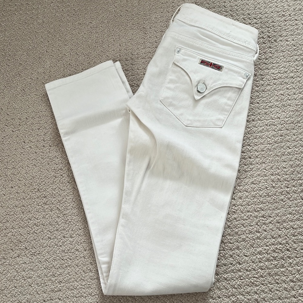 Hudson White Jeans | Collin Skinny Size 24